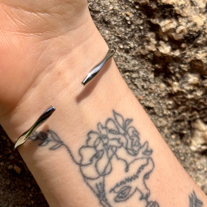 S925 Sterling Silver minimalist adjustable bracelet