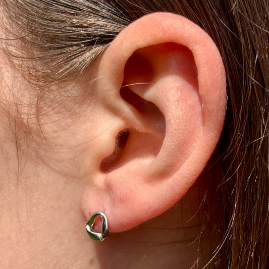 S925 Sterling Silver minimalist earrings