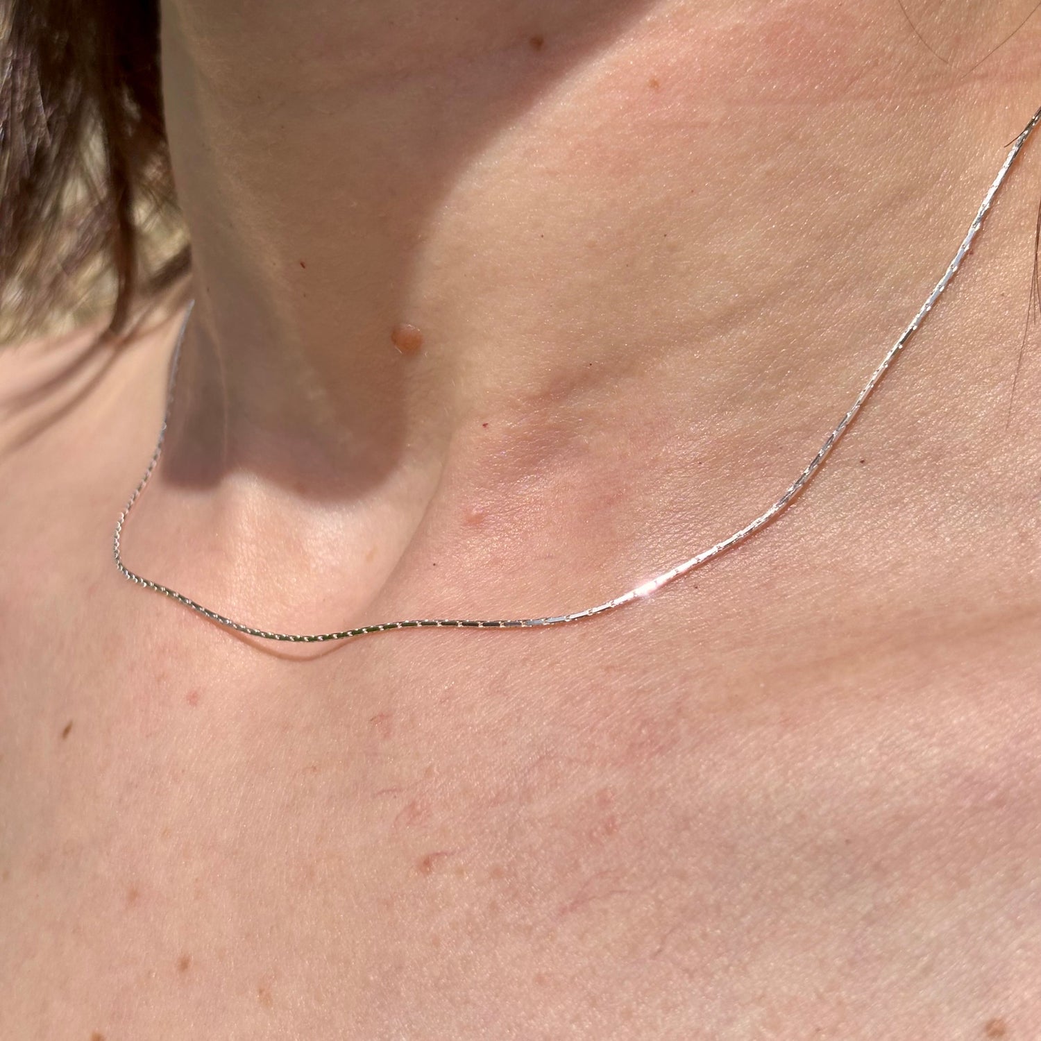S925 Sterling Silver minimalist necklace