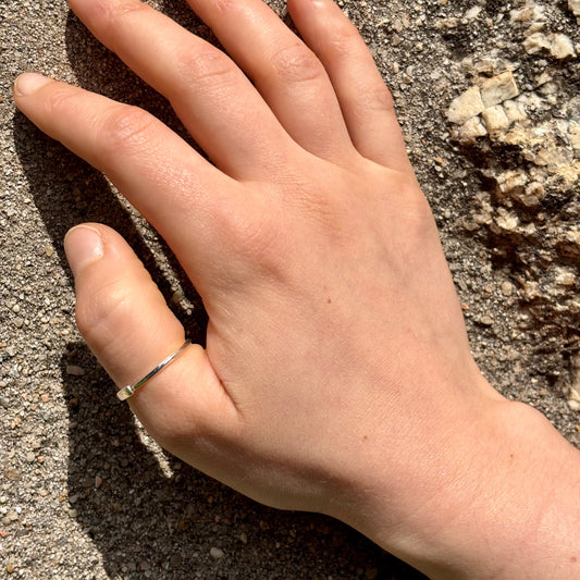 S925 Sterling Silver minimalist ring