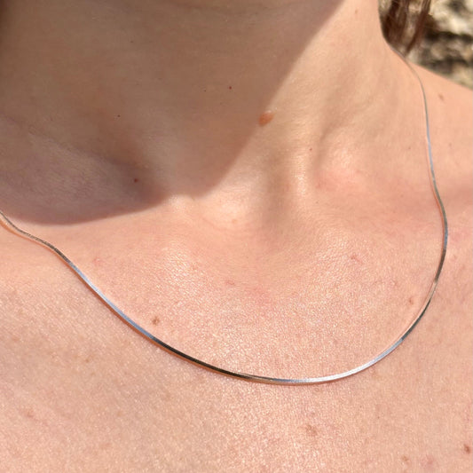 S925 Sterling Silver minimalist necklace